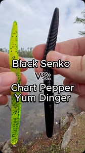 Juran Angling on Instagram: "Wacky worm bait color competition. Black senko vs chartreuse pepper yum dinger. Which one do you think will win? Come fish with me as I try to find the best bass bait colors for all fishing conditions. #fishing #fishingtips #wackyworm"