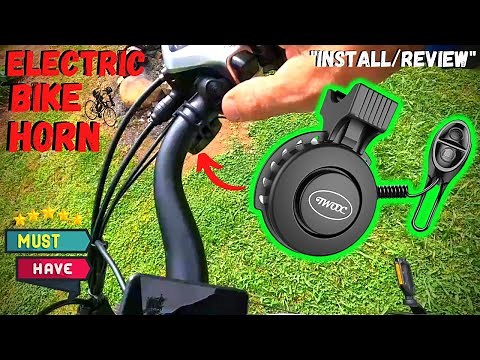 Electric Bike Horn 120db Rechargeable - Install/Review