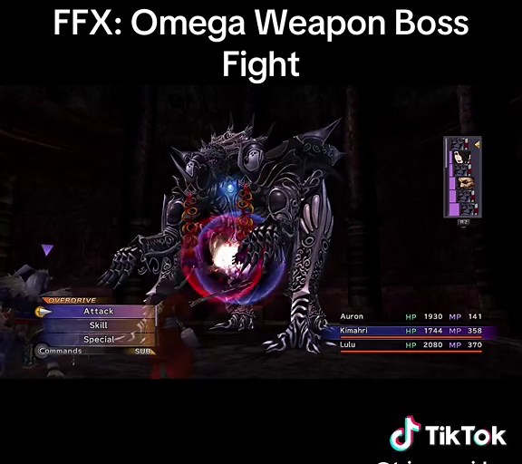 FFX: Omega Weapon Boss Fight Strategies