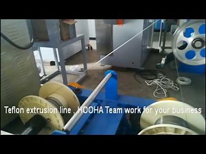How to produce PTFE wire and cable? Teflon cable extrusion line