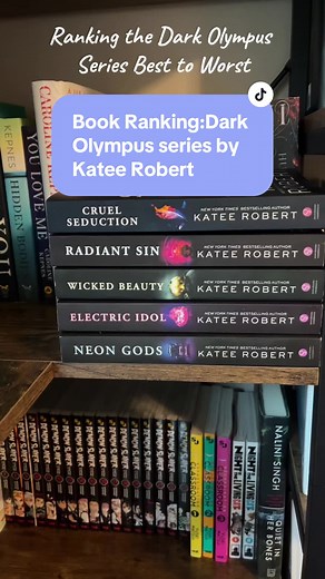 Ranking Best to Worst: Dark Olympus Series #darkolympus #darkolympusseries #kateerobert #ranking #electricidol #cruelseduction #wickedbeauty #neongods #radiantsin #booktok #bookranking #bookrecs #foryou #fyp
