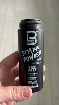 L3 Level 3 Styling Powder - Natural Look Mens Powder - Easy to Apply with No Oil or Greasy Residue (