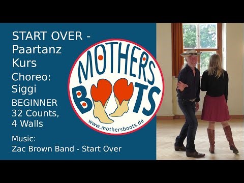 (KURS) PAARTANZ "Start Over" Choreografie von Siggi von #MothersBoots, Beginner, 32 Counts