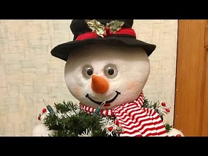 Avon Animated Dancing Snowman Tree "Jingle Bells". Audio creator @servotheanonymous