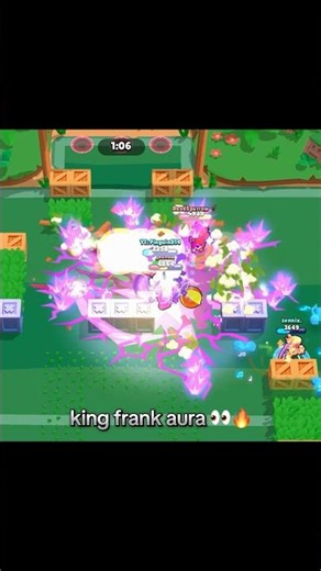 king frank aura. 🥶👀😱 || #brawlstars #shorts