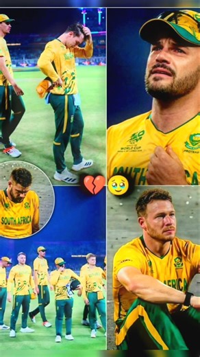 South Africa Heartbreak Again 💔 | Emotional Moments After Semi Final Loss | Knockout Pain #Shorts