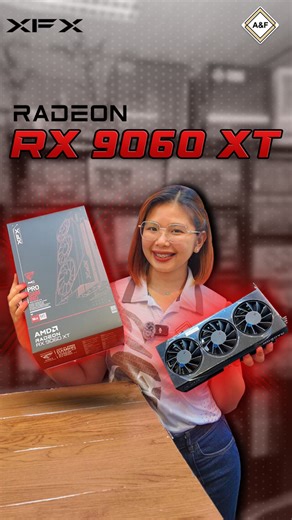 7.1K views · 41 reactions | Tara na at sugod na sa A&F Stores mga ka-PC! Ito na ang tamang Season for Ultimate GPU Upgrades  XFX Swift AMD Radeon RX 9060 XT OC Black Triple Fan Gaming Edition 16GB PN:RX-96TS316B7 - ₱24,750 Pamasko sale @ ₱23,995 na lang! Both colors are available in Black and White 拾 #AandFComputerStore #ForYourGamingNeeds #XFX #RX9060XT 16GB | A & F Computer Store | Facebook