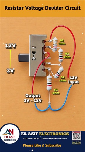 Resistor Voltage Devider Circuit | #trending #viral #electronic #electricalindia
