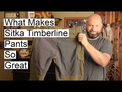 What Makes Sitka Timberline Pants So Great