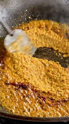 🔥 Dirty Daal Fry Chaos – Oil-Glazed Messy Street Food! 😱 #shorts