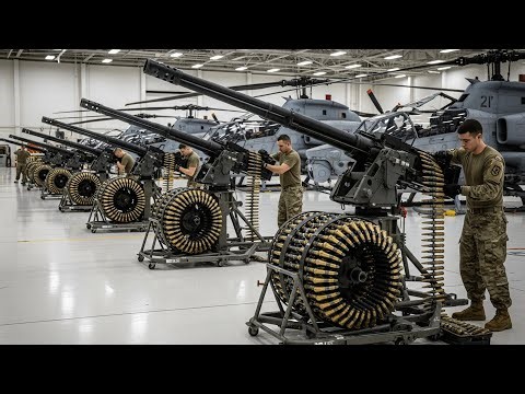 U.S. Tests New HMLA-169 Gatling Gun That Shocks the World