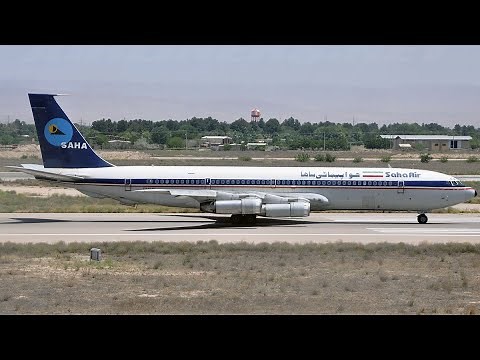 2019 Saha Airlines Boeing 707 Crash - Footage