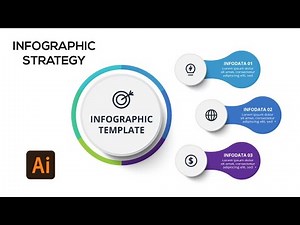 How to Create a STRATEGY Infographic in Adobe Illustrator / Free Slides