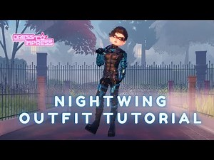 Nightwing Outfit Tutorial - How to Recreate Nightwing in Dress to Impress