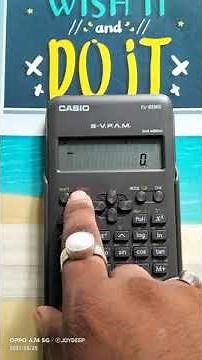 CASIO FX-82ms CALCULATOR (2nd EDITION) TRIK 👍👍👍