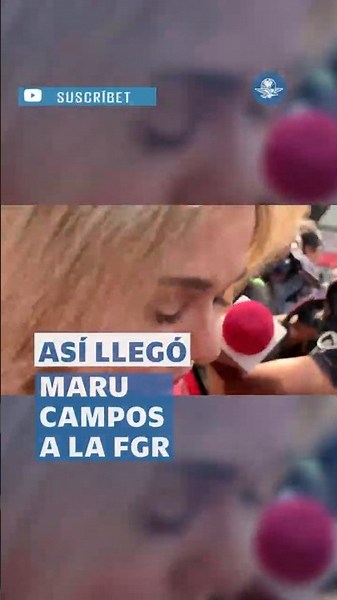 “Estoy muy tranquila, muy en paz”: Maru Campos a su llegada a la FGR #shorts