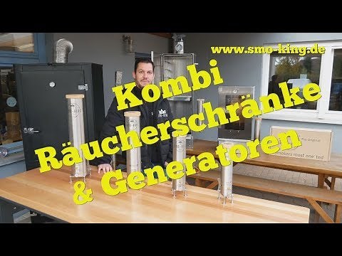Räucherschrank und Kaltrauchgenerator