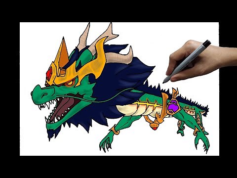 How to draw eastern dragon blox fruits transformation