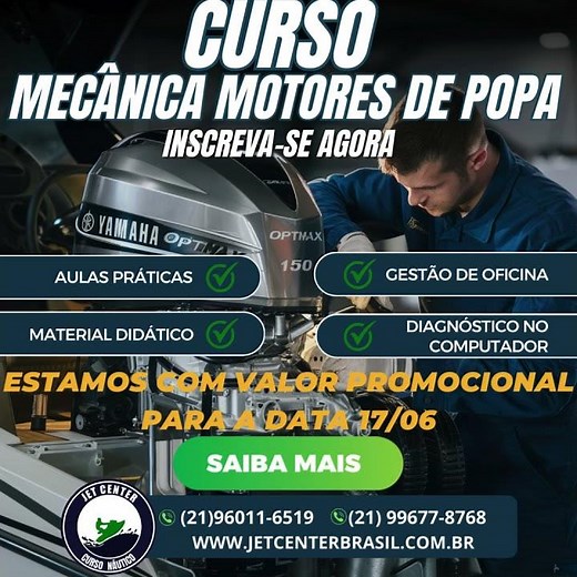 Curso de mecânica de motores de popa