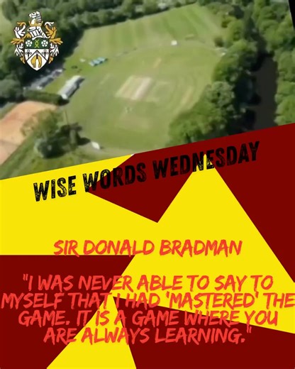 "Ever wondered what makes cricket more than just a game? 🤔 It's the wisdom it teaches! Get ready for some powerful words that define the spirit of cricket. From the pitch to life, these insights hit different. 🤯 #UpTheCongs #CricketTok #Wisdom #SportingLife #deepthoughts | Bingley Congs Cricket Club