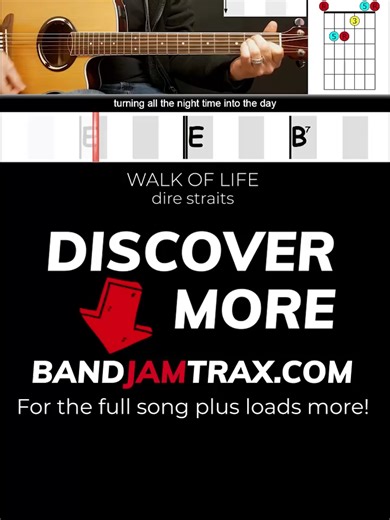 Walk Of Life by Dire Straits Full version on www.bandjamtrax.com #bandjamtrax #guitarist #onlineguitarlessons #guitarchords #chords #songlyrics #songswithlyrics