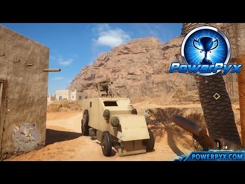 Battlefield 1 - Codex Entry Walkthrough: Desert Cars (Destroy Vehicles unseen in Hear the Desert)