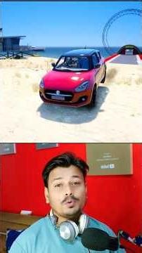😮Which Indian Car Win This Ramp Jump Challenge| Swift , I12 Punch #Shorts #Gta5 #Gtav