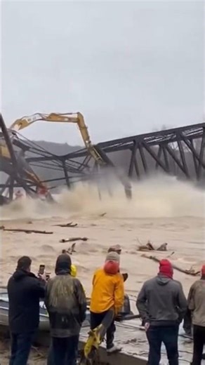 When the River Took the Bridge #disaster #accident