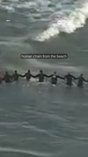 An urgent search is underway off the beach of Ocean City, New Jersey, for a 20-year-old swimmer who was struck by a wave while boogie boarding and never resurfaced. David Muir reports. #WorldNewsTonight #News #OceanCity #NewJersey #BoogieBoard