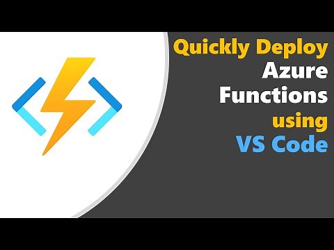 Quickly deploy Azure Functions using VS Code