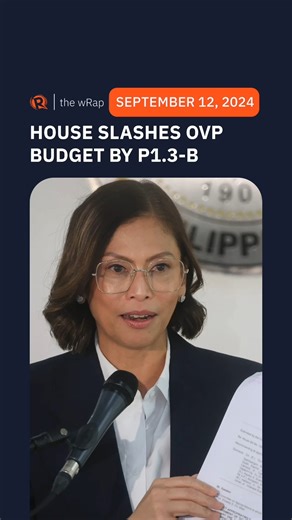 The House appropriations committee recommends reducing the proposed 2025 budget of the Office of the Vice President to P733 million from the original request of P2 billion. Full story: https://www.rappler.com/philippines/house-committee-appropriations-cuts-proposed-2025-budget-sara-duterte-office-vice-president/ | Rappler