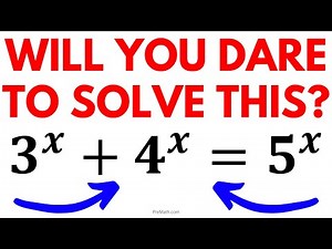 Will You Dare to Solve this Exponential Equation? | Easy Explanation