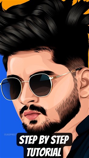 Step By Step Tutorial | #illustration #nsbpictures @nsbpictures #digitalart #ytshorts