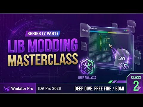 Deep Lib Modding: Advanced Function Analysis in IDA Pro (Class #2)@akbhexcoreofc1 