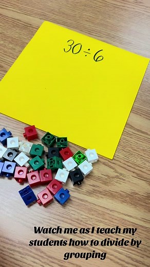 Back again with some 3rd grade math tips!✏️ Watch how I teach my babies how to divide by grouping😊 #fyp #atl #thirdgradeteacher #dividingnumbers #blackteachersontiktok #teachersoftiktok