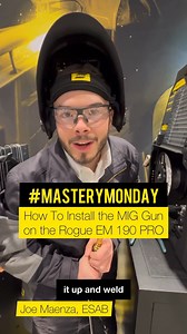 Learn how to easily install the ESAB MIG gun on the all-new Rogue EM 190 Pro ☝️. Follow this step-by-step guide to get your welding setup ready and start tackling your projects with precision and ease. Whether you're a professional or a DIY enthusiast, mastering this installation will ensure you get the best performance from your welding machine. #WeldingTips #MIGWelding #ESABWelding #RogueEM190Pro #WeldingSetup #DIYWelding #WeldingPro #MIGGunInstallation #WeldingEquipment #FabricationTools | ES