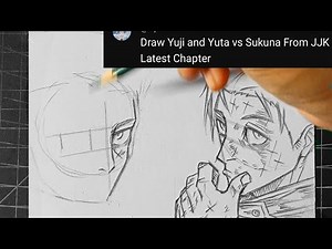 How to draw YUJI and YUTA vs SUKUNA Moments🔥 Jujutsu Kaisen