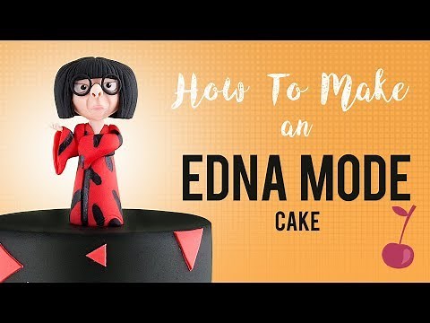 Edna Mode Incredibles 2 Cake | Incredibles Collaboration | How To | Cherry School