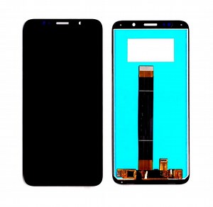 LCD with Touch Screen for Lenovo A5 - Black (display glass combo folder)