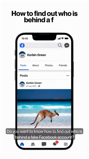 How to find out who is behind a fake Facebook account