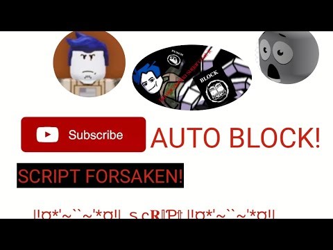 AUTO BLOCK SCRIPT INF STAMINA AND MORE! Credits to the owner https://pastebin.com/9P0nhK7w