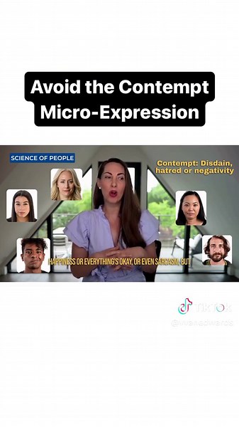 We want to help you put your best face forward (literally!) by showing you how to identify and avoid the contempt micro-expression. It might seem subtle, but it can have a big impact on how others see you. #profilephoto #microexpressions