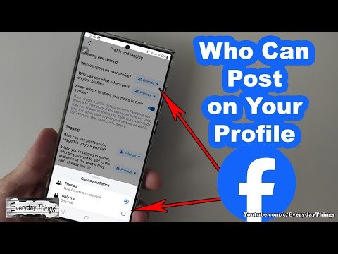 How to Control Who Can Post on Your Facebook Profile