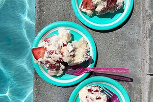 Strawberry Champagne Trifle