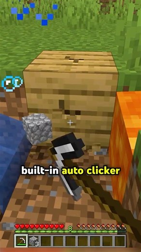 Built In AUTO CLICKER in Minecraft!