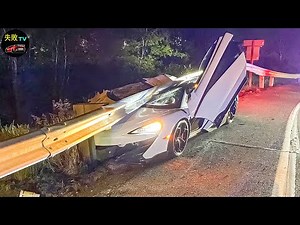 【スーパーカー 事故】カメラが捉えた！被害が壮大で高額な大失敗の決定的瞬間!【45】