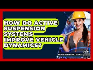 How Do Active Suspension Systems Improve Vehicle Dynamics? - Mechanical Engineering Explained