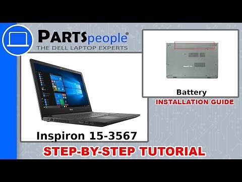 Dell Inspiron 15-3567 (P63F002) Battery How-To Video Tutorial
