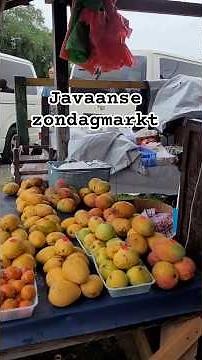 Javaanse zondagmarkt #suriname