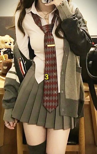 Top 10 Korean School Outfits in the World | #schooluniforms #shorts